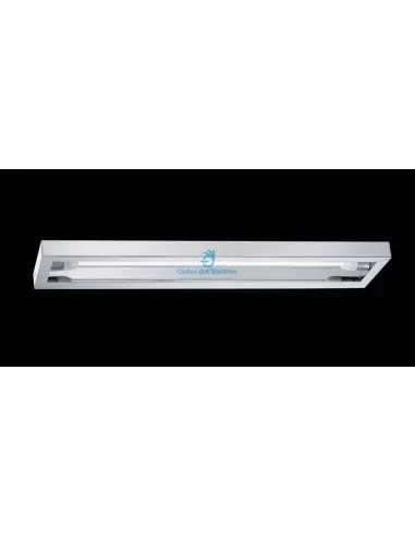Spot métallique 44322 Applique Quadro 1x13w 230/240v chrome rayé